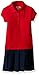 Nautica Girls' Uniform Pique Polo Pleated Dress