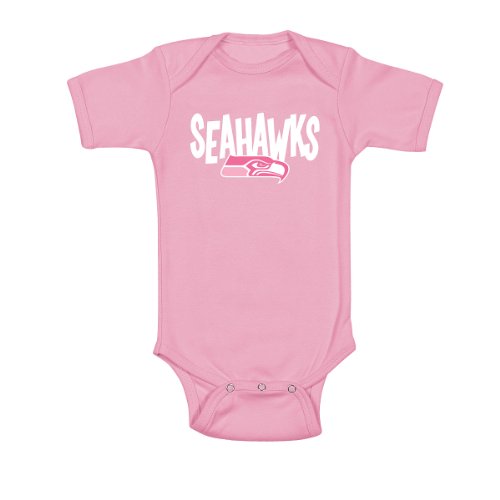 Reebok Seattle Seahawks Infant Pink Creeper 12 Months