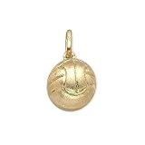 Volleyball Charm 14k Gold 15mm