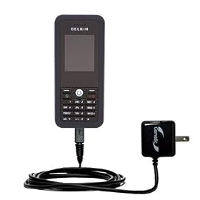 Rapid Wall / AC Charger for the Belkin Skype WiFi - Gomadic Brand w/ TipExchange Technology