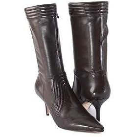 Max Studio Kirby Dark Brown Leather Boots