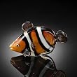 Clown Fish Art Glass