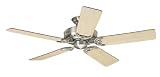 Hunter 25518 Summer Breeze 52-Inch Five Blade Ceiling Fan, Brushed Nickel