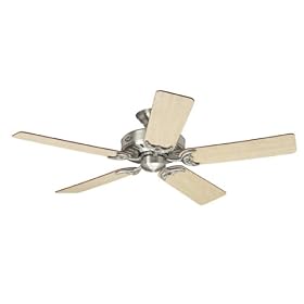 Hunter 25518 Summer Breeze 52-Inch Five Blade Ceiling Fan, Brushed Nickel by Hunter Fan Company