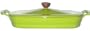 Lafont 4-Quart Oval Au Gratin with Cover, Green
