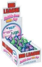 Big League Assorted Bubble Gum Filled Lollipops, 0.6 Ounce - 48 per pack -- 12 packs per case.