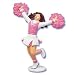 Cheerleader Cake Topper Figure