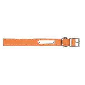 Ancol Real Leather Dog Collar Sewn Tan 20"
