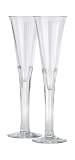 Thomas O'Brien Tiago Crystal Flute Pair