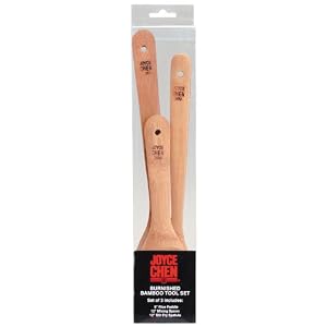 Joyce Chen 3-Piece Burnished Bamboo Stir-Fry Set