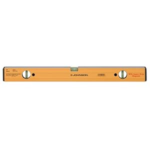 Johnson Level and Tool 9524 24-Inch Magnetic Aluminum Box Beam Level by 