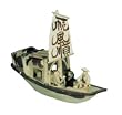 Miniature mudman junk, boat - 2.75"