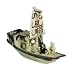 Miniature mudman junk, boat - 2.75"