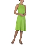 Isaac Mizrahi for Target Matte Jersey Halter Dress - Burst of Lime