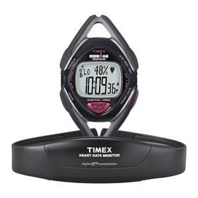 Timex - T5K219HE Ironman Race Trainer - Montre Homme - Cardiofr�quencem�tre num�rique  - 50 Lap - 10 entrainements m�morisables - Bracelet r�sine noir - technologie ANT+Sport