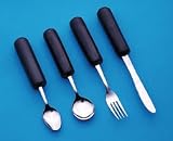 [Itm] Weighted Fork, Knife, Teaspoon, Soupspoon (Set of 4) [Acsry To]: EZ Large G... see description