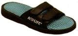 Massage Sandals Black/Teal (Men s size 6)
