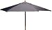 Outdoor Living : Camelot 10-Foot Patio Umbrella with Wooden Pole and Navy Canvas