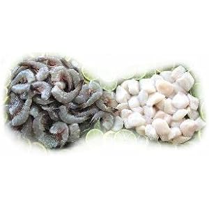 2 lbs. Sea Scallops and 2 lbs. Jumbo Shrimp by Charleston Seafood