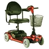Lynx L-4 Microportable 4-Wheel Scooter - Blue with 5 Star Service Plan
