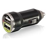 Bracketron 2.1 A Universal Dual USB Car Adapter for the New iPad 3, Motorola Xyboard, Samsung Galaxy Tab, Kindle Fire, iPhone 4/4S and other Smartphones