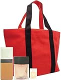 Michael Kors by Michael Kors for Women Glamour Set Includes: 1.7 oz Eau de Parfum Spray + 1.7 oz A Fabulous Body Lotion + 0.12 oz Parfum + Red Faux Suede Tote