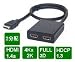 HDMI 2���z��@Ver1.4a 4Kx2K�𑜓x�@�s�O�e�C��[HSP0102-3DM]���{�����@�����ۏؕt