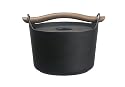 iittala Sarpaneva 3-Quart Cast Iron Cassrole with Wooden Handle