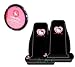 A Set of 2 Front Universal Fit Bucket Seat Cover and Steering Wheel Cover - Sanrio He...