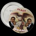 campaign pin back pinback badge political BARACK OBAMA 2 1/4"