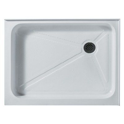 Vigo VG06019WHT3648L Rectangular 36 x 48 Shower Tray White Left Drain