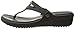 crocs Women's Sanrah Circle Sandal, Black/Graphite, 9 B(M) US