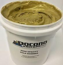 Pocono Screen Supply High Opacity Gold Shimmer Plastisol Ink