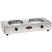 Capitol Range Double Burner Hot Plate, 17.5" x 3.5" x 11.5"