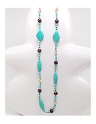 Turquoise Necklace In Zinc