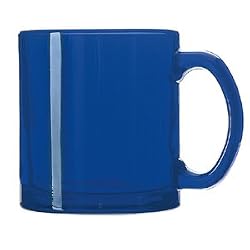 MUG COFFEE 13OZ COBALT B, CS 1/DZ, 08-0484 LIBBEY GLASS, INC. GLASSWARE