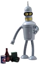 Futurama Action Figure Wave 3 - Bender (Re-Release - Does not contain Devil Robot Piece)