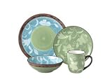 Patio Garden 16-Piece Dinnerware Set, Service for 4