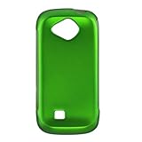 Green Rubberized Hard Phone Cover for Samsung Reality Verizon Protector Cas ....