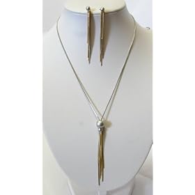 Jewelry Set with Necklace and Earrings
