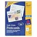 Avery 8383 Ink jet glossy photo quality postcards, 4-1/4x5-1/2, 4 cards/sheet, 100 cards/pk