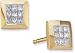 1/3ctw Multi-Top Princess Cut Diamond Earrings