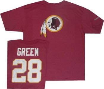 Washington Redskins Darrell Green Reebok Throwback Pro Style T Shirt (Large)