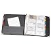 Hazel Stafford Deluxe Card File Binder, 11 5/8in.H x 10 1/2in.W x 1 3/4in.D, Black
