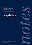 Produkt-Bild: Vergaberecht (Springer Notes Rechtswissenschaft)