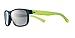 Nike EV0815-403 Champ kids Sunglasses Space Blue/Matte Crystal Volt, Grey with Silver Flash Lens