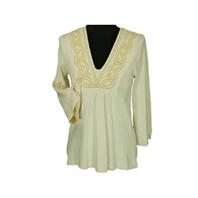 Buy August Silk V Neck Tunic by August Silk