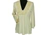 August Silk V Neck Tunic Cream S