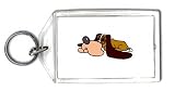 Keychain with animal, dog, canine