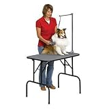 Midwest 36 Plywood Grooming Table with Arm